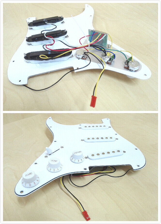 Left-Hand Haze HSST1910MFLDIY Left-Handed Solid Basswood Electric Guitar, No-Soldering