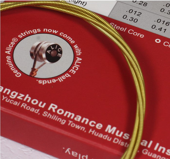 Alice A408KL Acoustic Guitar Strings Light Stainless Steel Anti-rust