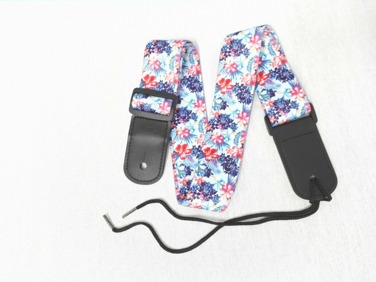 Ukulele Shoulder Strap, Multi-Pattern, Length Adjustable+3 Picks & 1 Pick-Holder, UKSTRP02