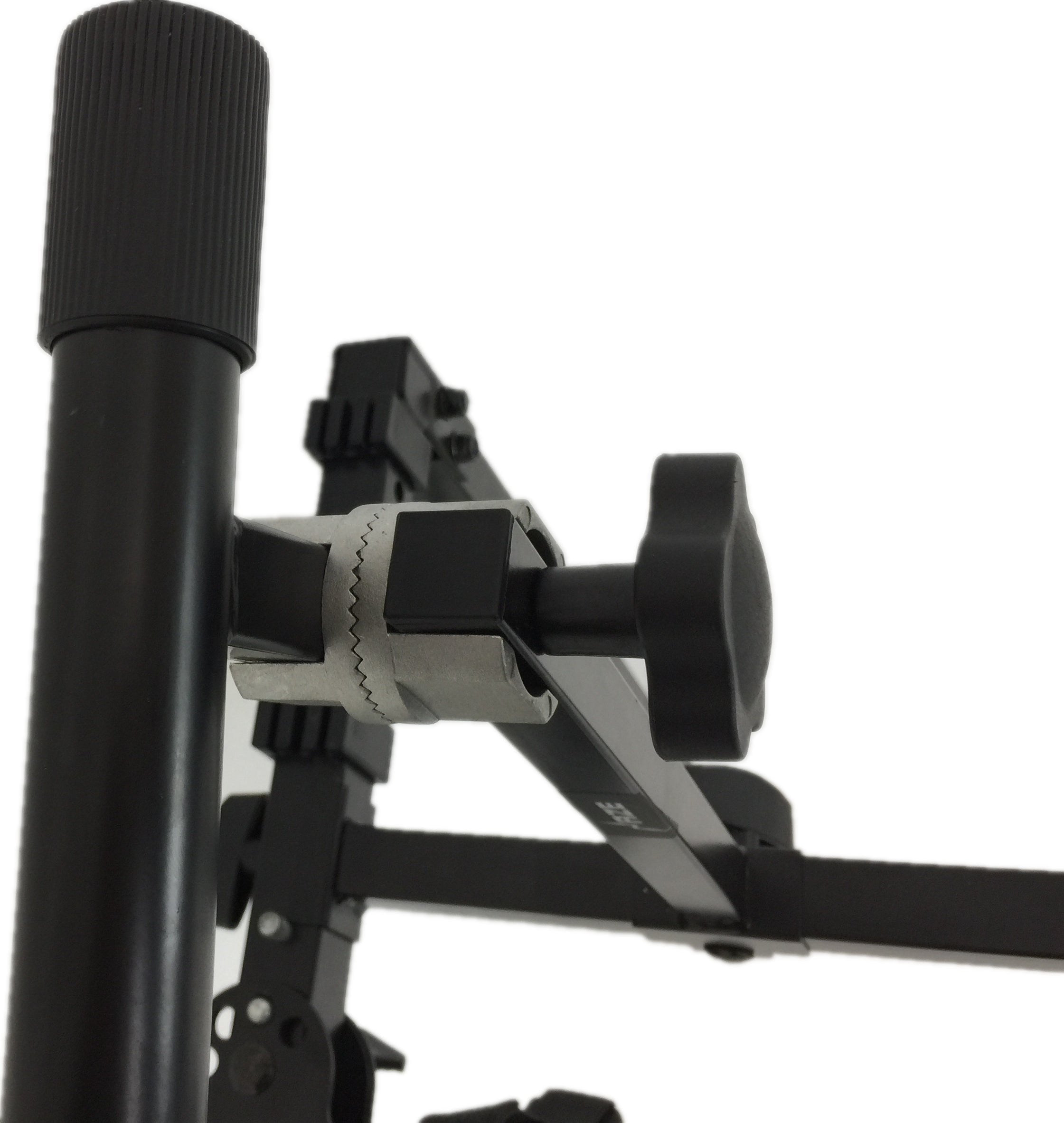 Haze Foldable Double Keyboard Stand - Studio Stage Mixer Turntable DJ Coffin 2 Tier Laptop PA KS052+KS050