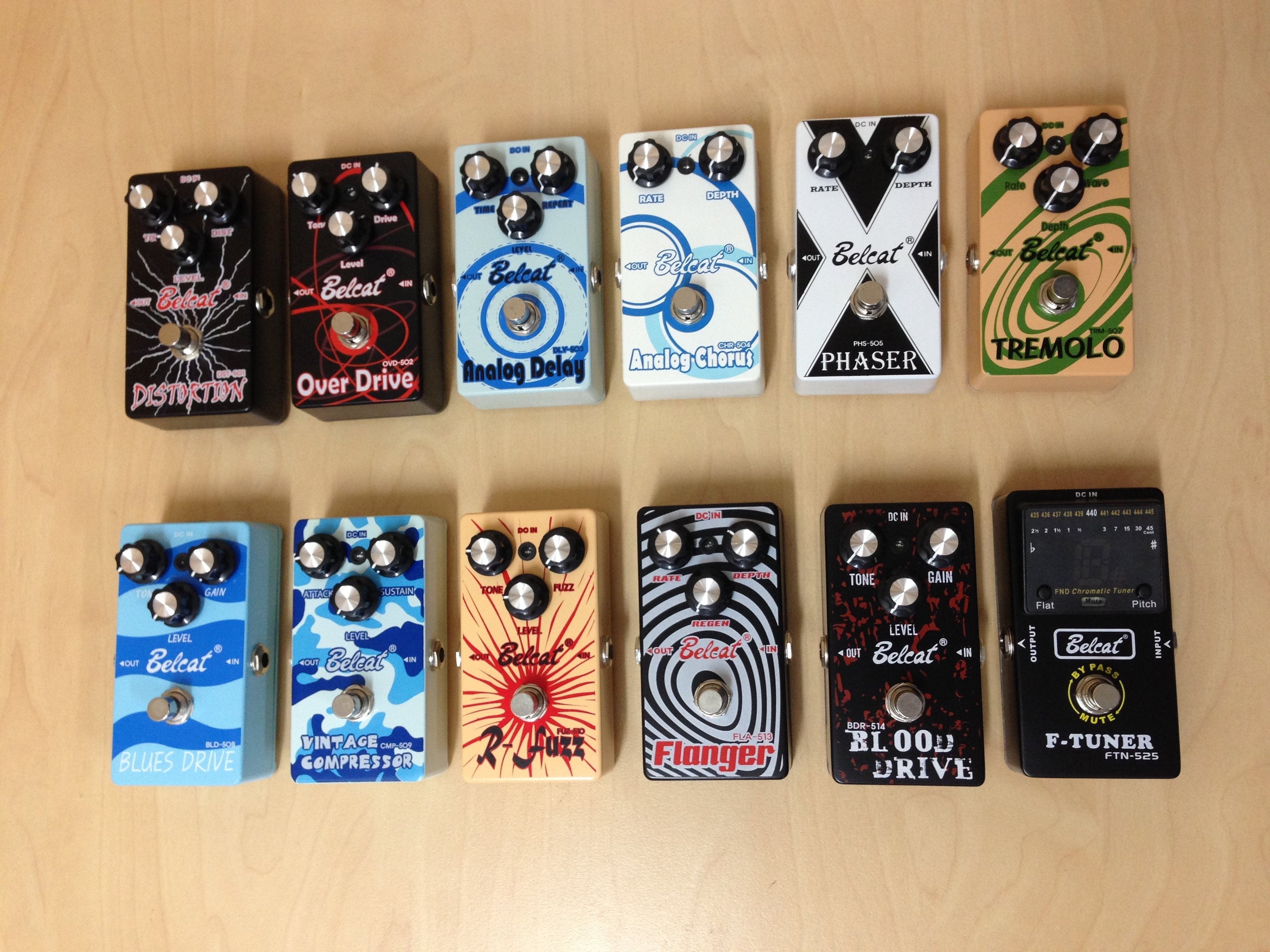 Belcat FUZ510 "R-Fuzz" Professional Fuzz Effects Pedal For Electric Guitar/Bass