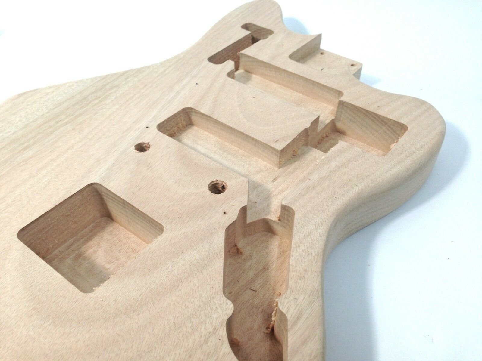 HDE400JADIY Solid Mahogany Body/Neck Electric Guitar, No-Soldering, SS Pickups