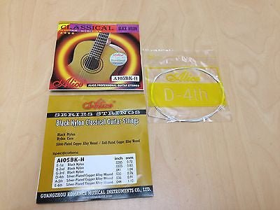 Alice A105BKH Professional Classical Guitar Strings Black Nylon(.0285~.044inch)