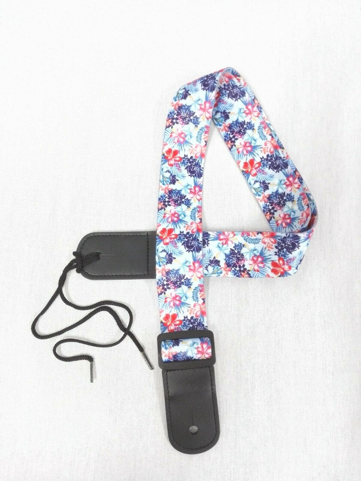 Ukulele Shoulder Strap, Multi-Pattern, Length Adjustable+3 Picks & 1 Pick-Holder, UKSTRP02