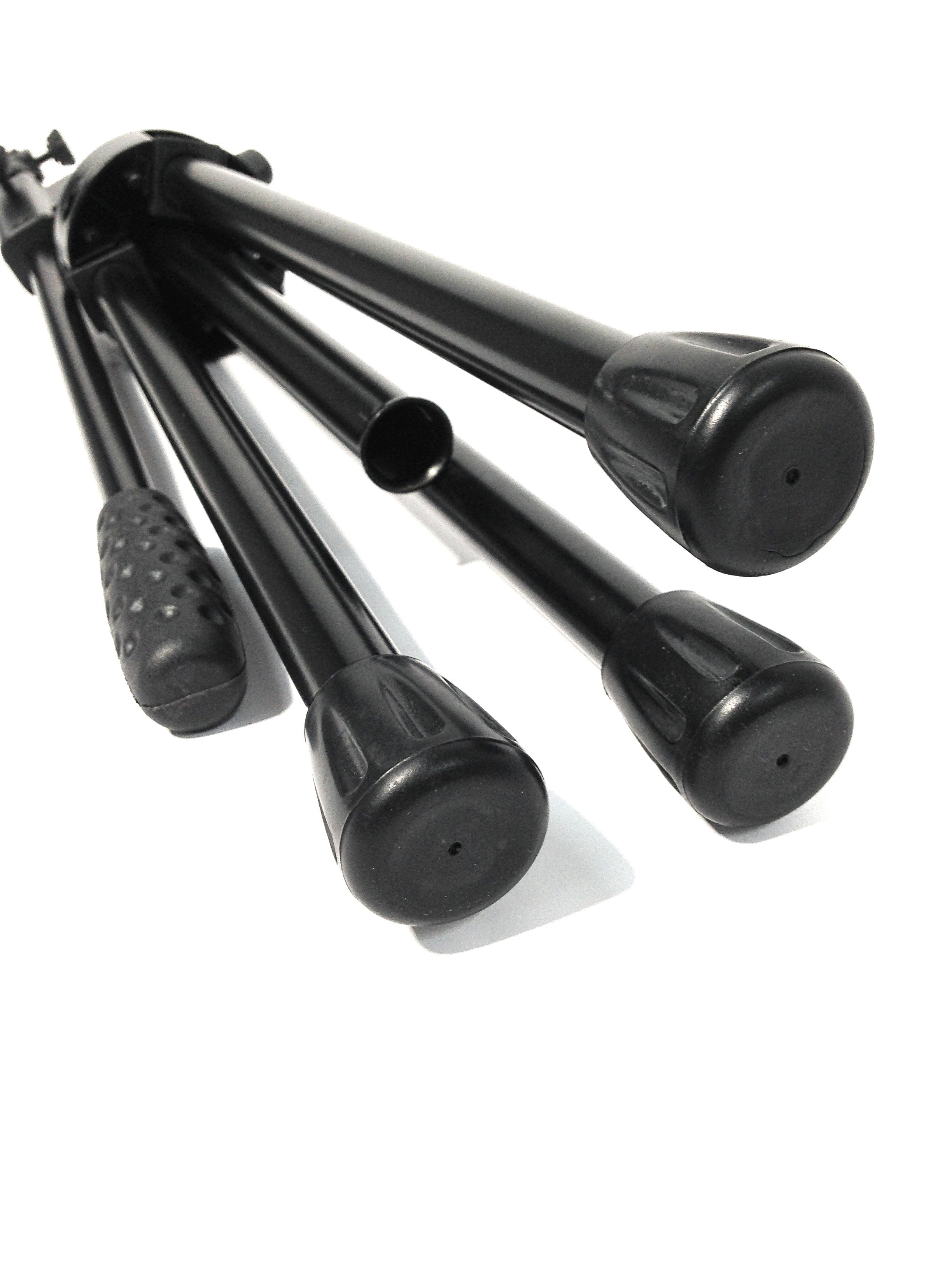 Haze MS010 Small Black Microphone Stand With Short Telescopic Boom