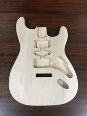 HST1910BO Basswood Electric Guitar Body, Light-Weight, Pre-Drilled, Polished