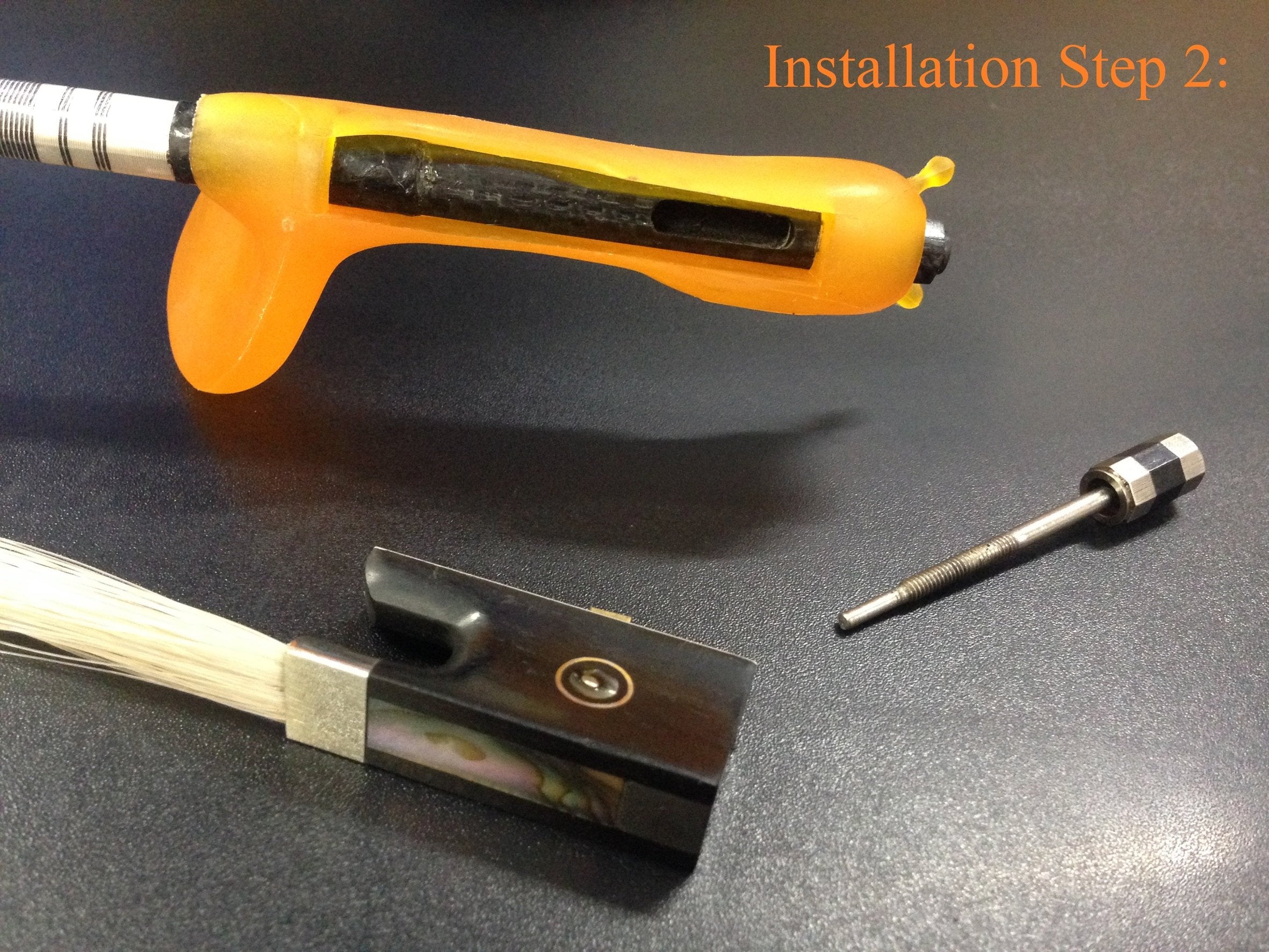 Kapaier 515BL Violin Bow Grip Partners for Sizes 1/8 to 4/4 - Blue