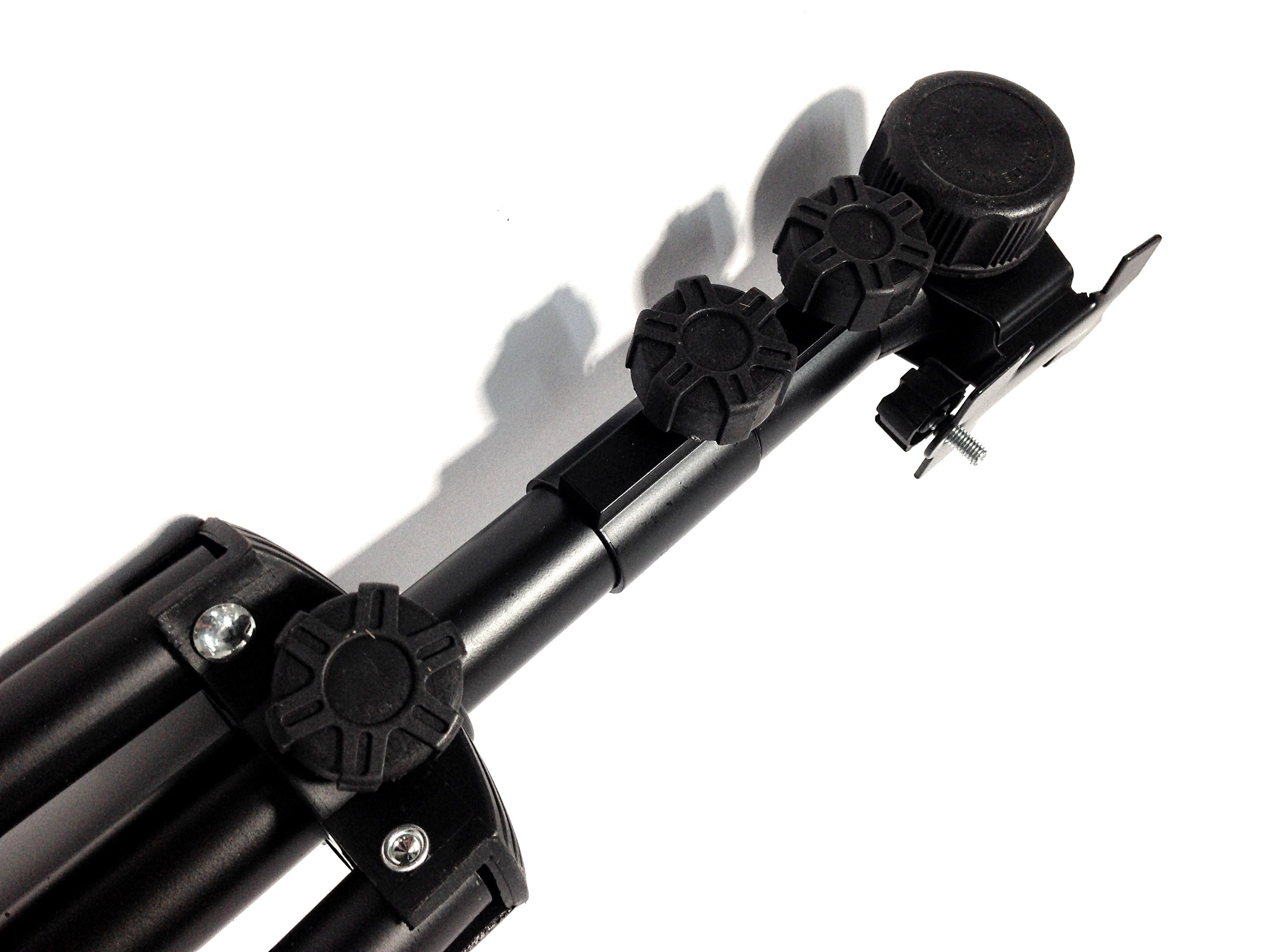 Haze MSD5 Heavy-Duty Professional Sheet Music Stand – Adjustable Height, Black (Optional Tuner)