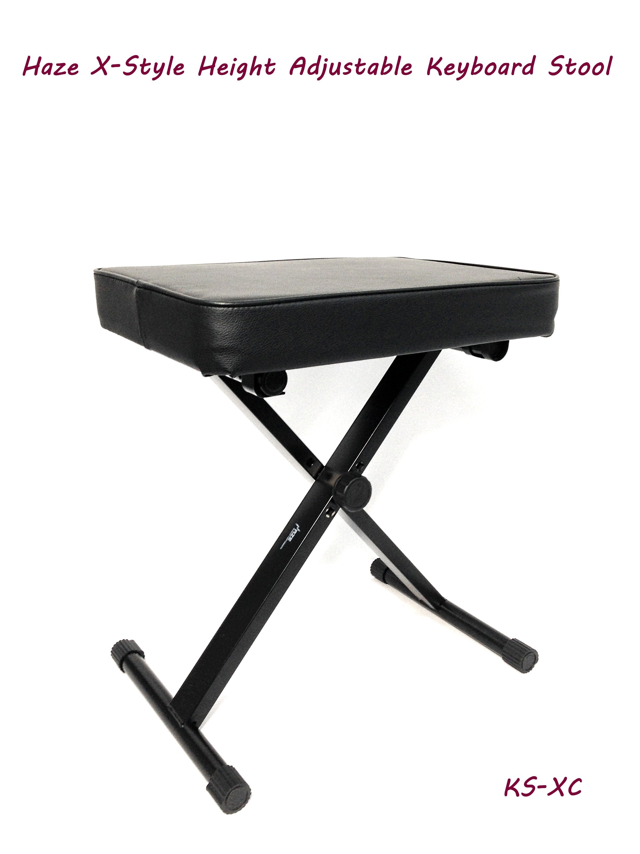 Haze XC Height Adjustable (3 ways) Keyboardist Performer Stool