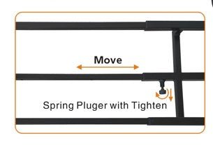 Haze All-Terrain Folding Multi-Utility Cart MXS017 with 72-120cm Extension & 250kg Load Capacity