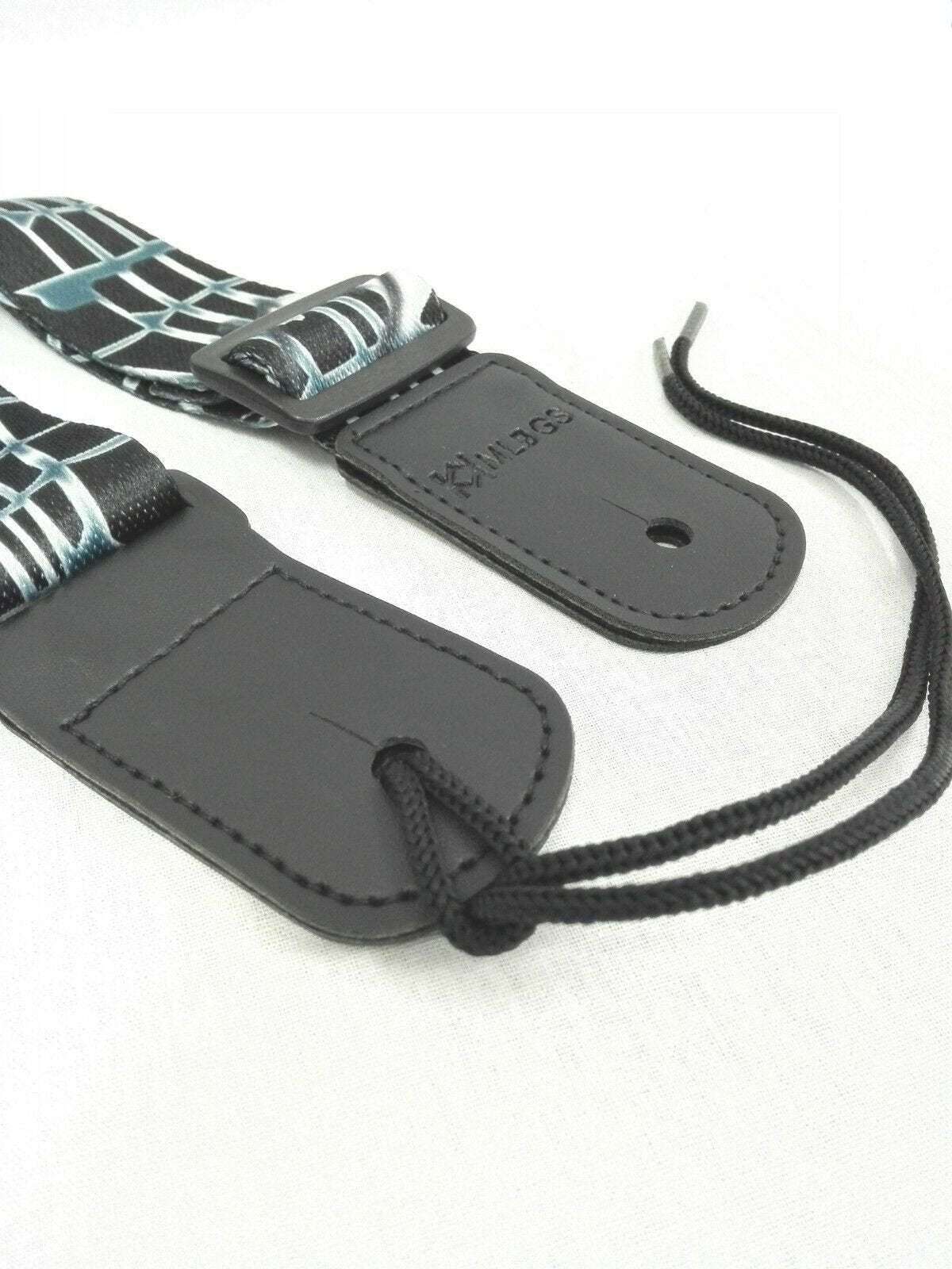 Ukulele Shoulder Strap, Multi-Pattern, Length Adjustable+3 Picks & 1 Pick-Holder, UKSTRP02