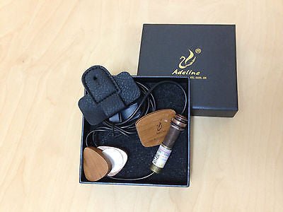 Adeline AD86 Wooden 3-Way Piezo Pickups for All Acoustic Instruments