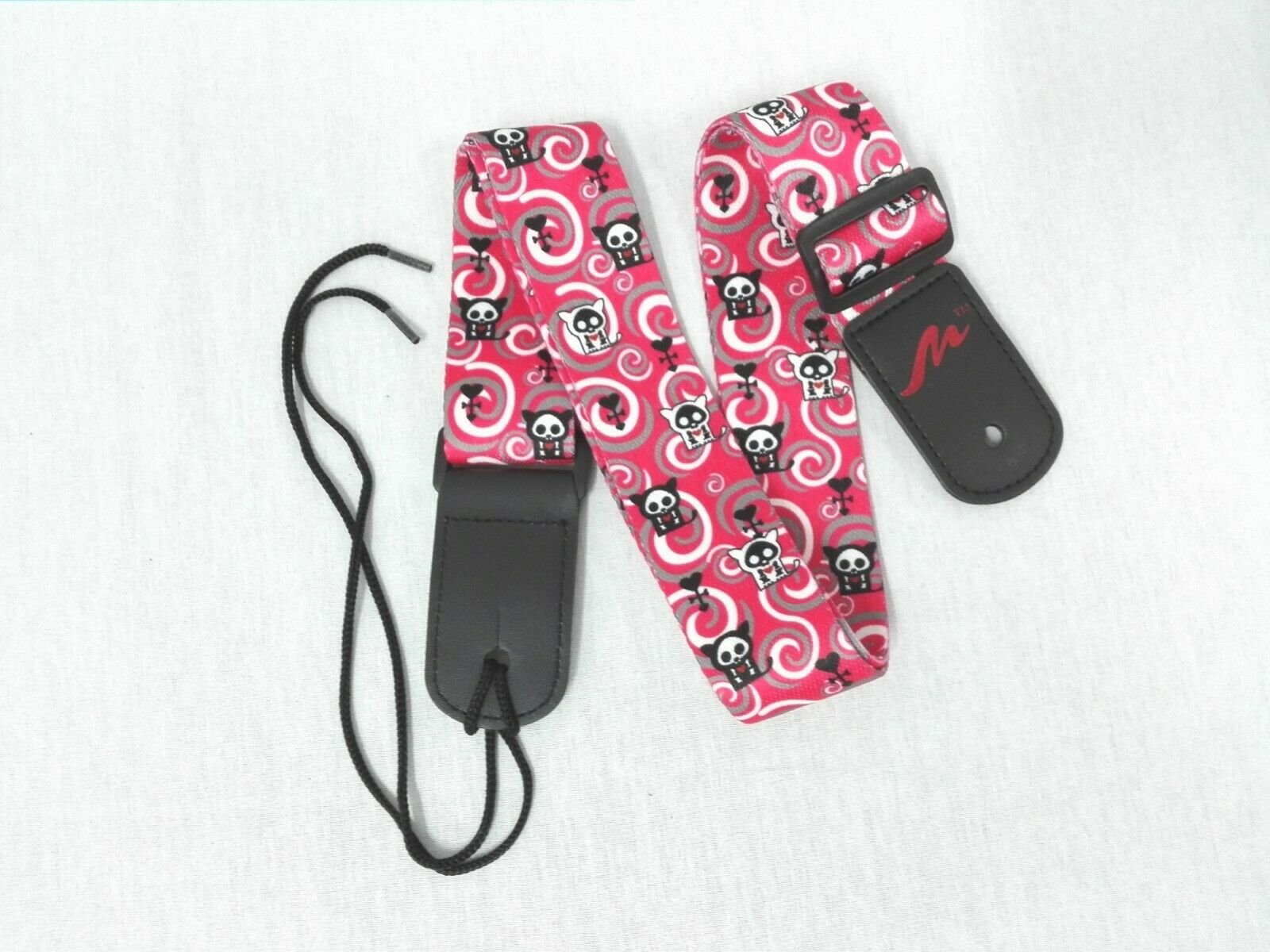 Ukulele Shoulder Strap, Multi-Pattern, Length Adjustable+3 Picks & 1 Pick-Holder, UKSTRP02