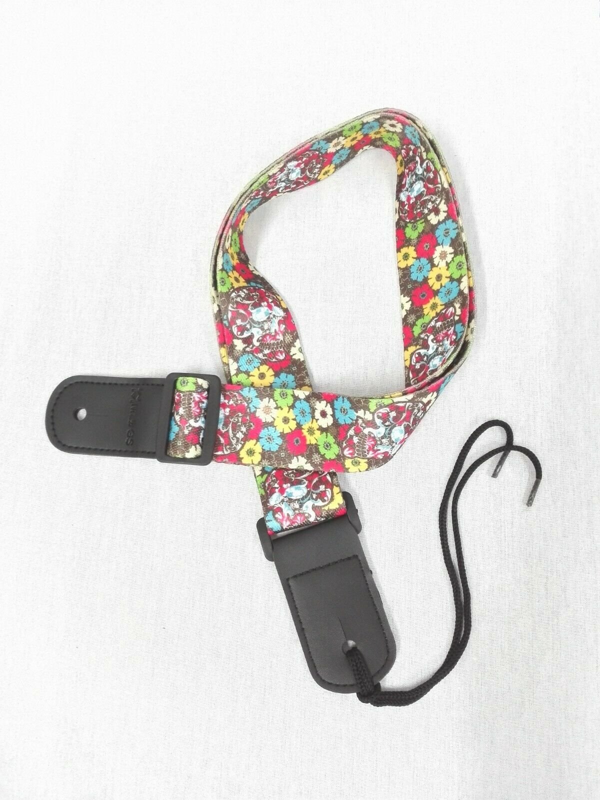 Ukulele Shoulder Strap, Multi-Pattern, Length Adjustable+3 Picks & 1 Pick-Holder, UKSTRP02