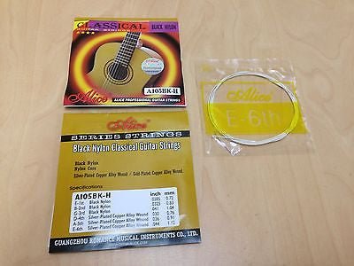 Alice A105BKH Professional Classical Guitar Strings Black Nylon(.0285~.044inch)