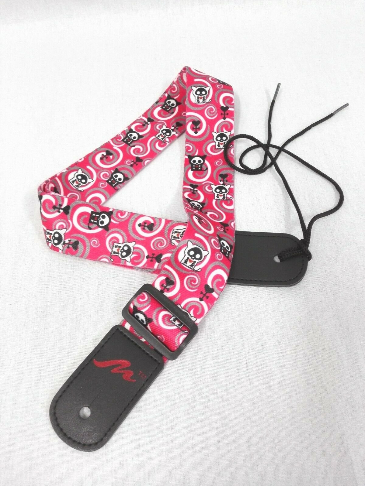 Ukulele Shoulder Strap, Multi-Pattern, Length Adjustable+3 Picks & 1 Pick-Holder, UKSTRP02