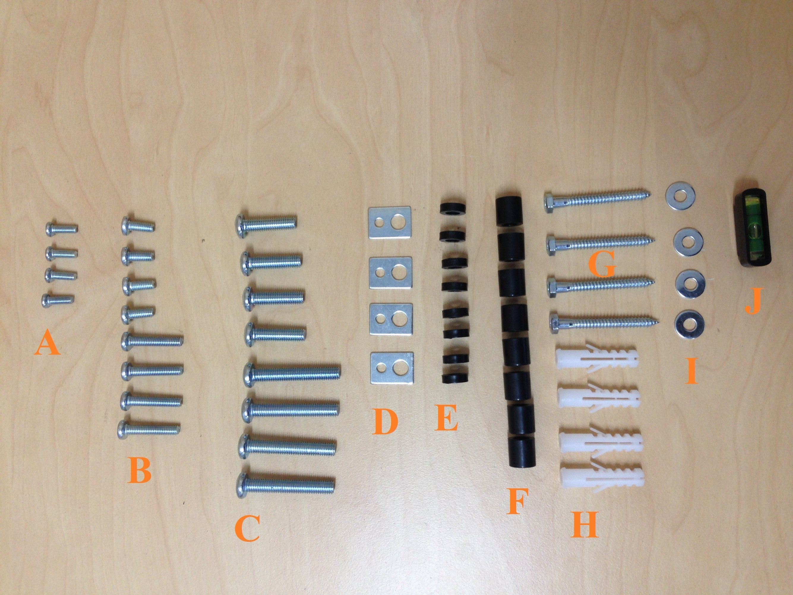 TVS Wall Mounts LP42-44ST Economy Tilting, 32"-55" LED,LCD Flat Panel