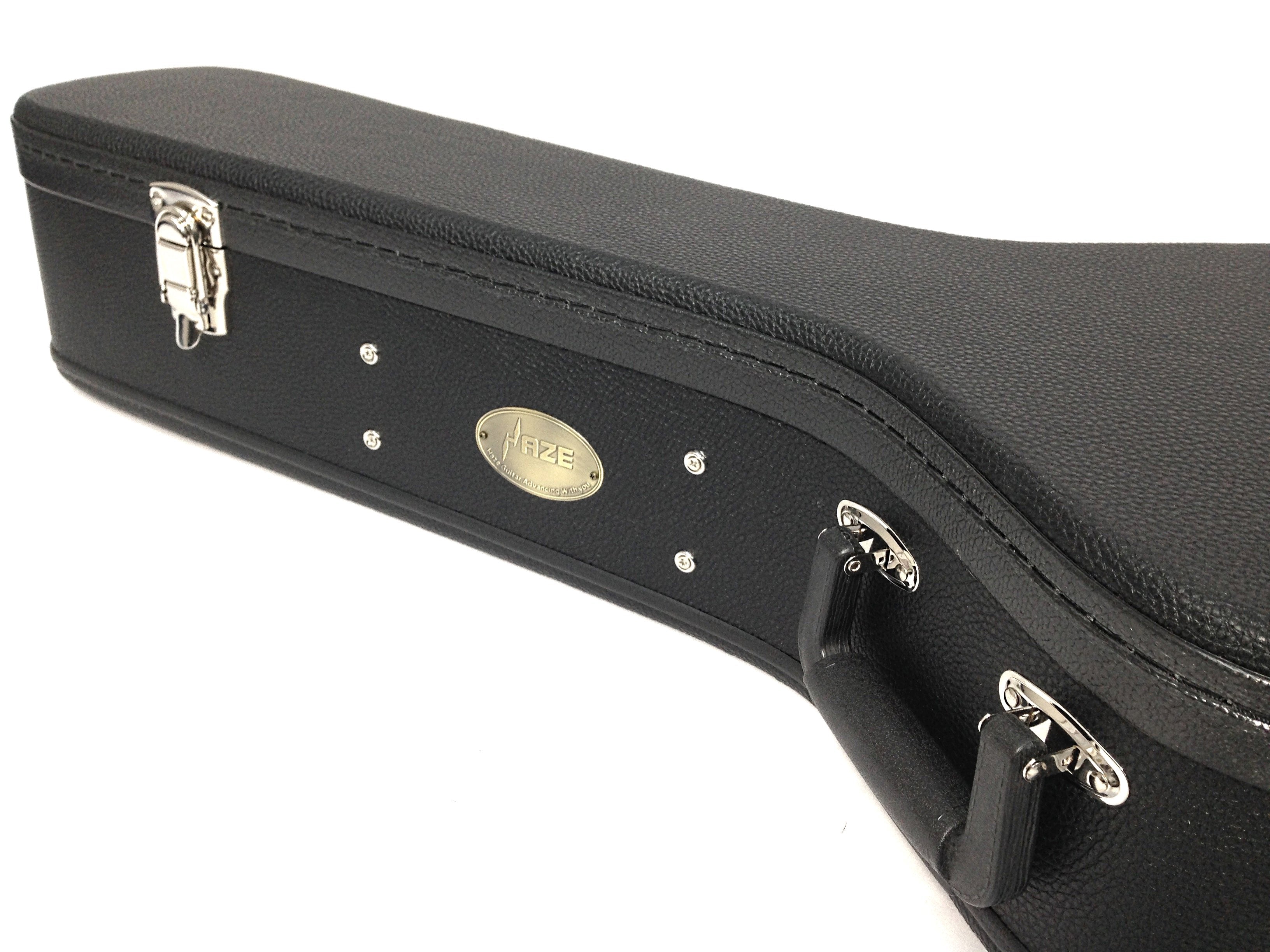 Haze 20CA Classical Guitar Hard Case - Lockable, Black