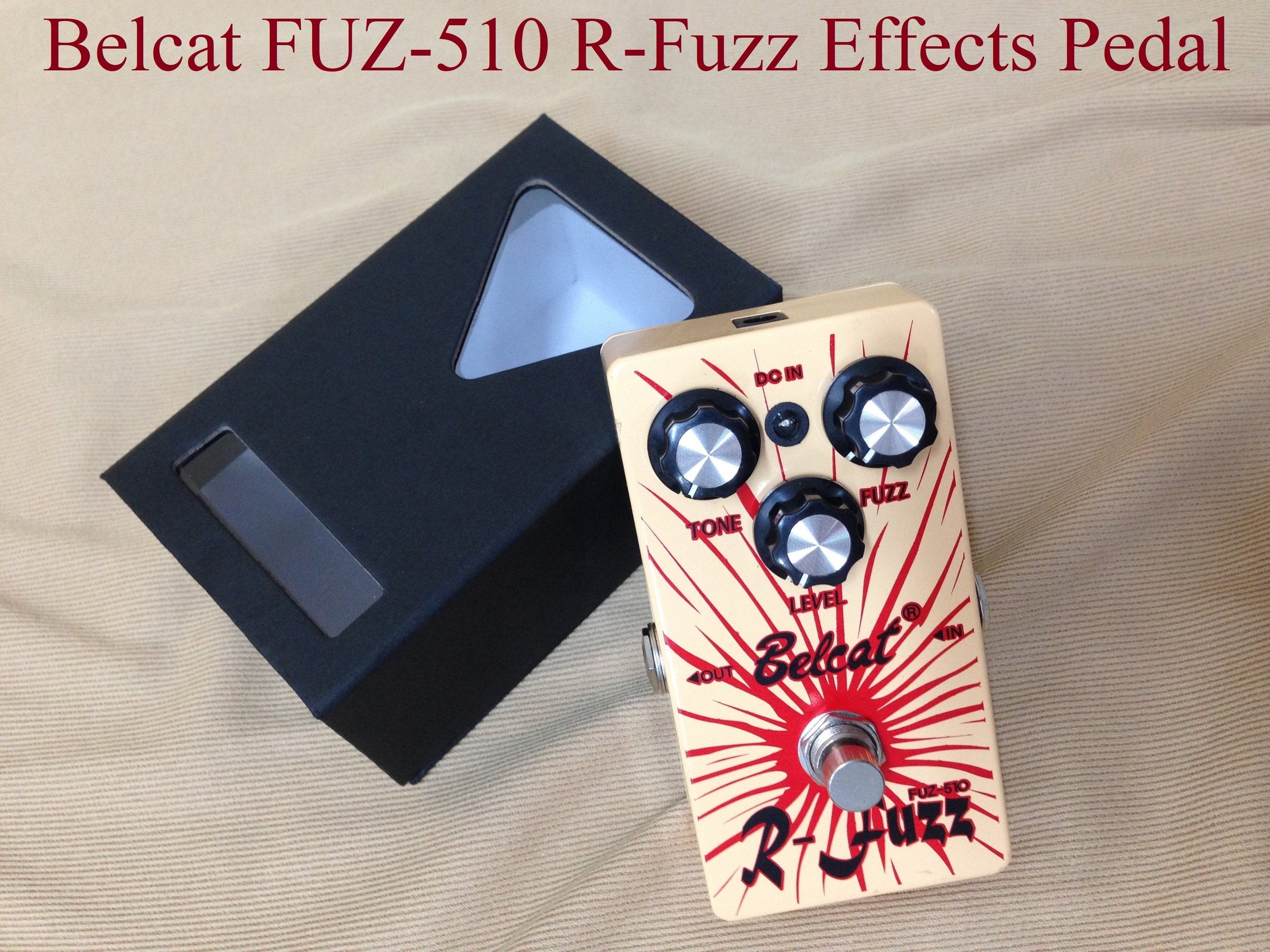 Belcat FUZ510 "R-Fuzz" Professional Fuzz Effects Pedal For Electric Guitar/Bass