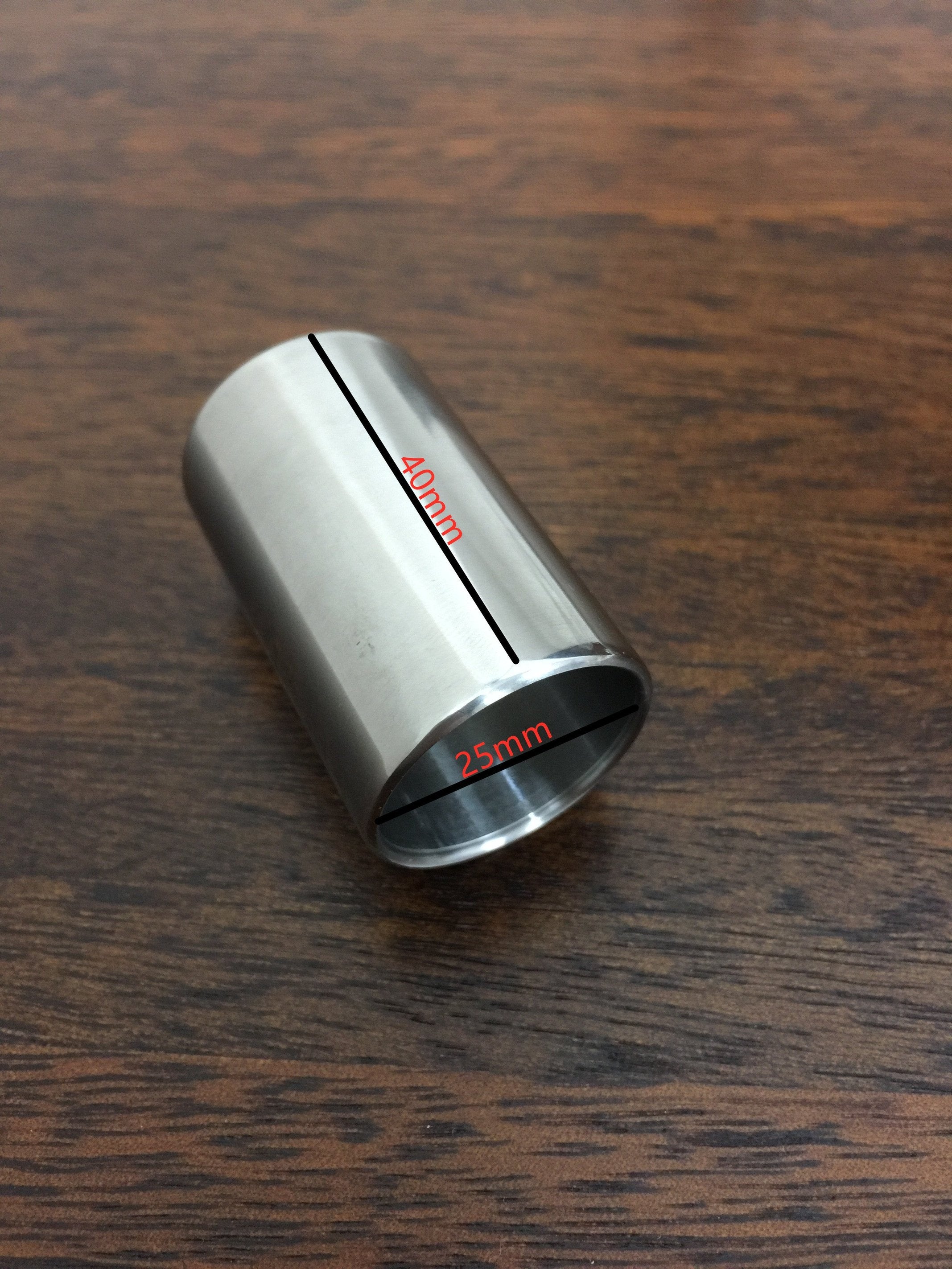 Haze HS201SL Steel Guitar Slide Two Size - Double Pack