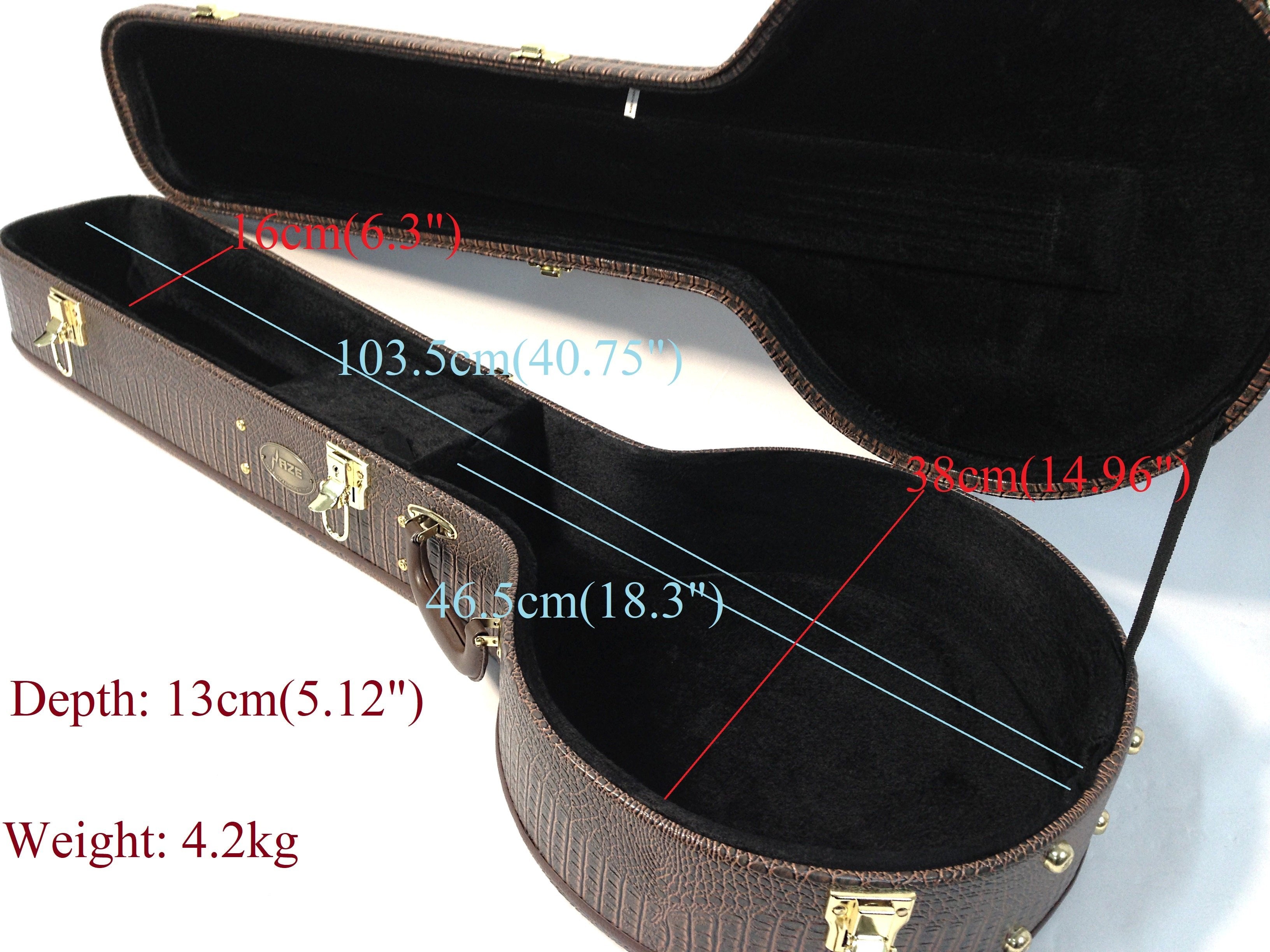 Haze HPBJ1910 Banjo Premium Hard Case