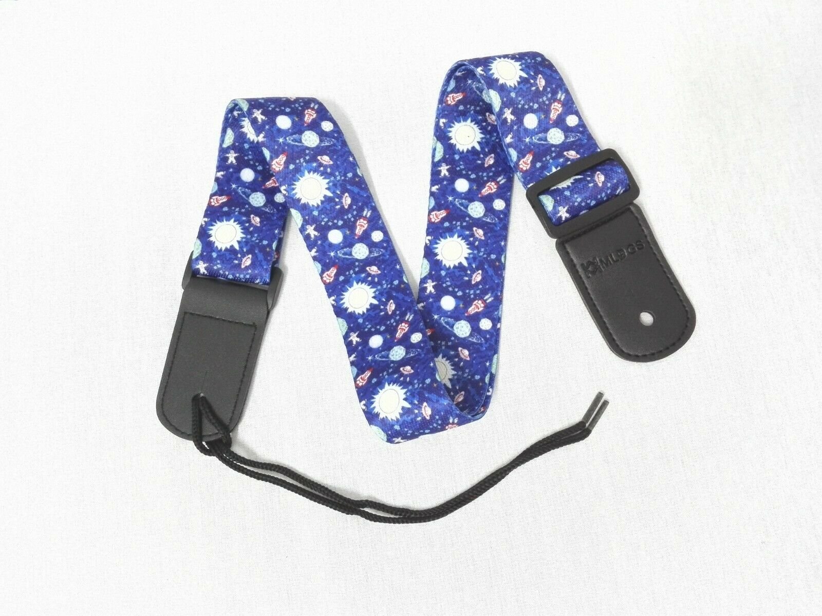 Ukulele Shoulder Strap, Multi-Pattern, Length Adjustable+3 Picks & 1 Pick-Holder, UKSTRP02