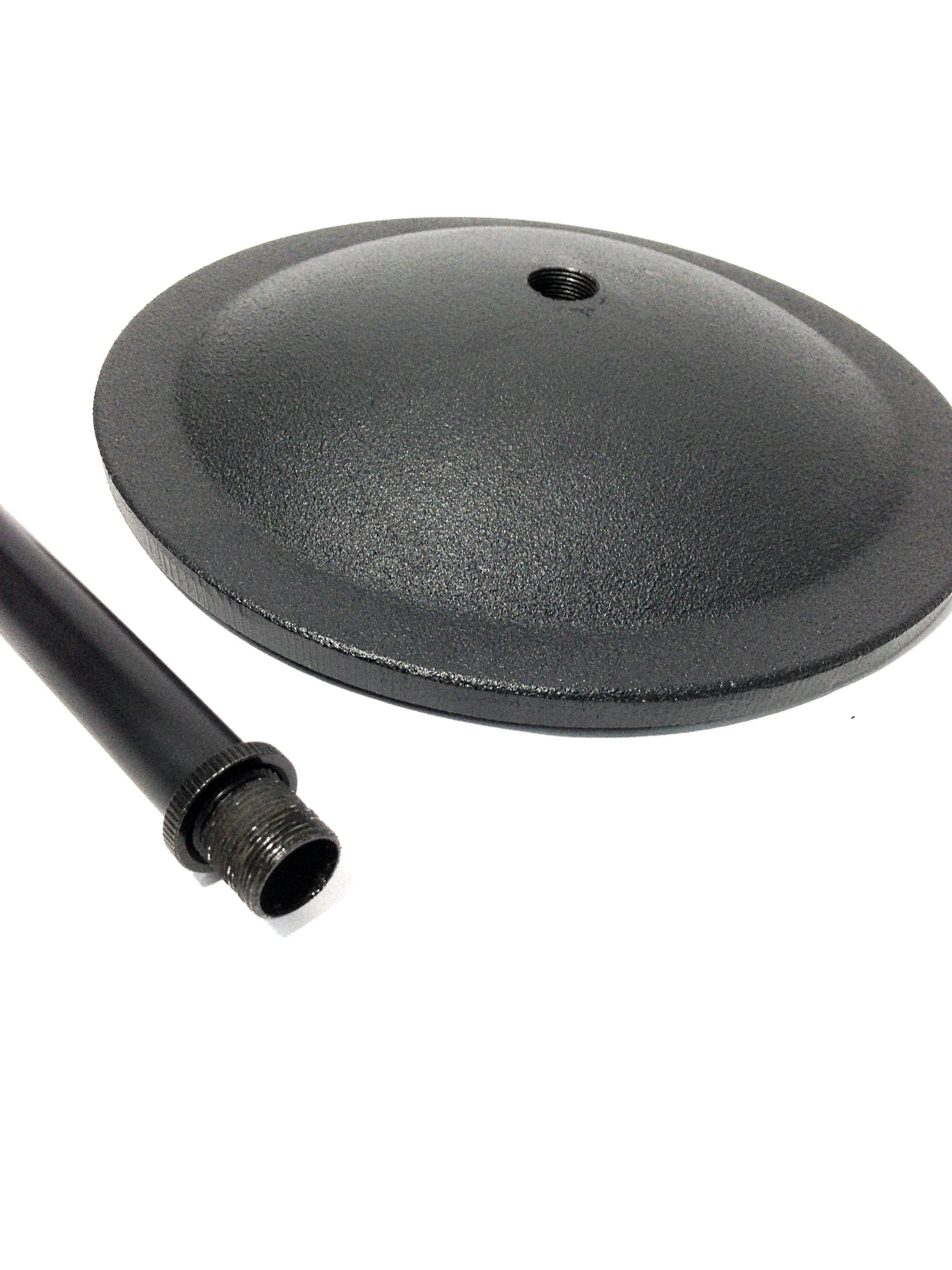 Haze MS026 Cast Iron Round Base Rod Combination Microphone Stand + Clip