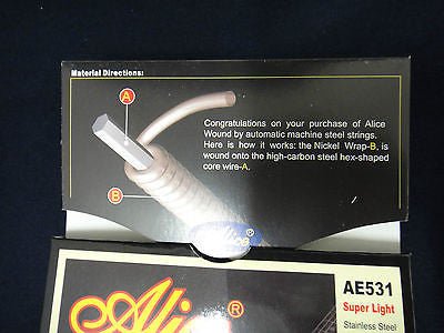 Alice AE531 Super Light Electric Guitar Steel String Set 0.009~0.042 inch