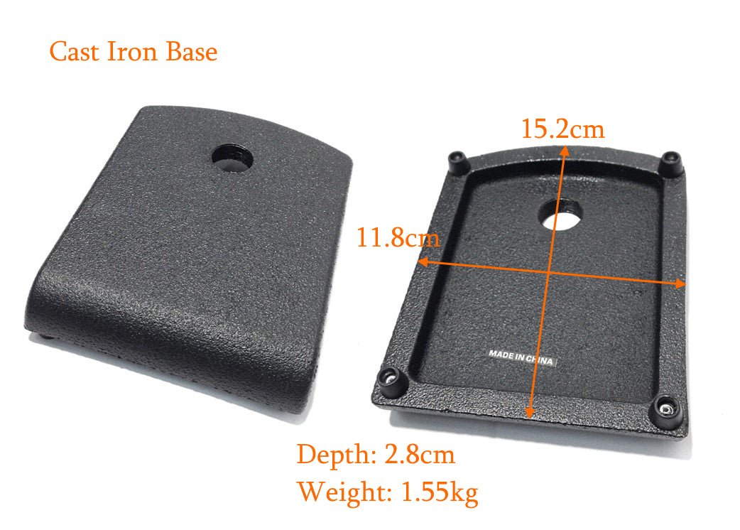 Haze MS106+MS043 Tabletop Black Microphone Stand With Short Telescopic Boom