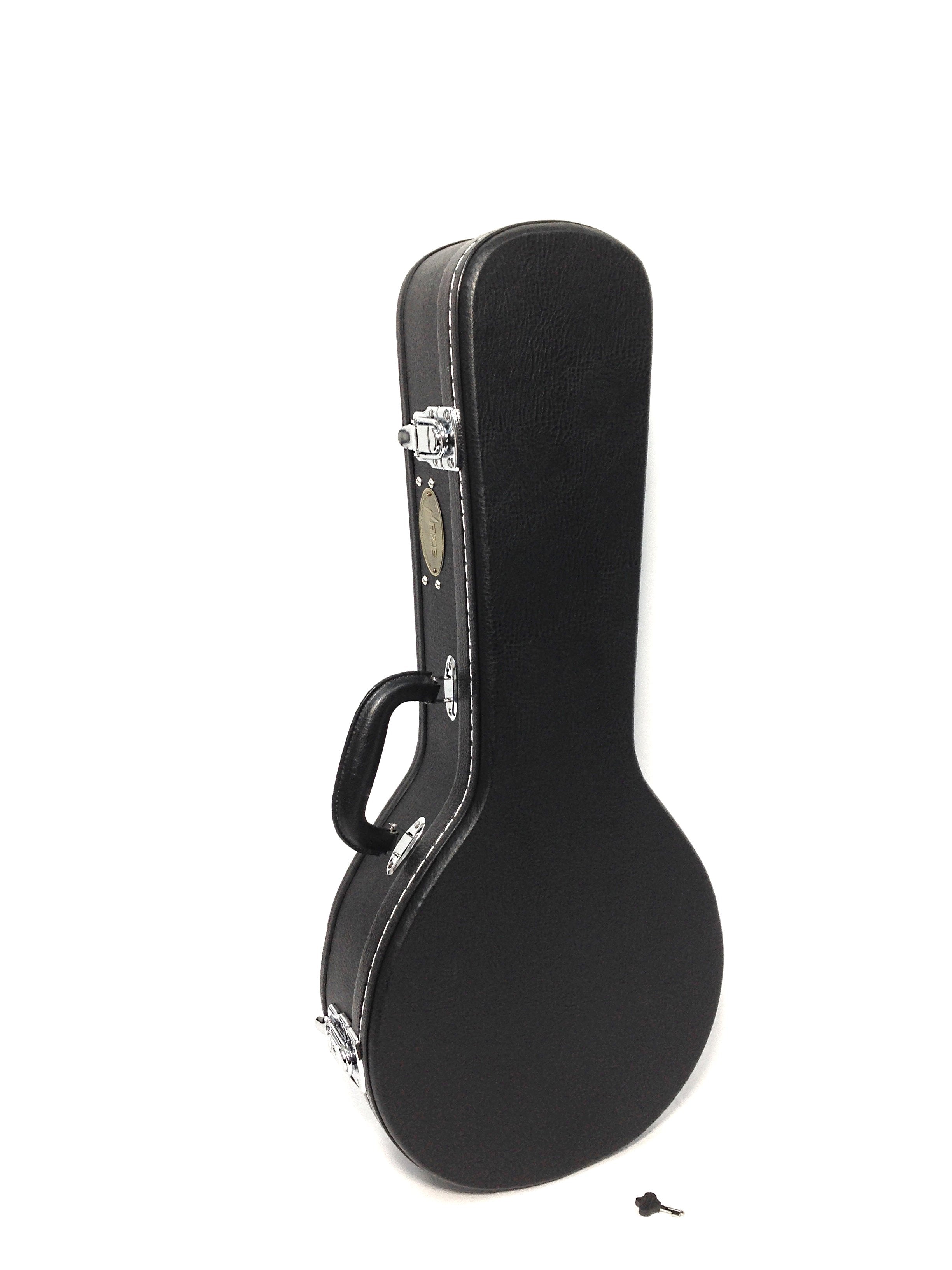 Haze HPMB19010C A-Style Mandolin Hard Case - Lockable, Black