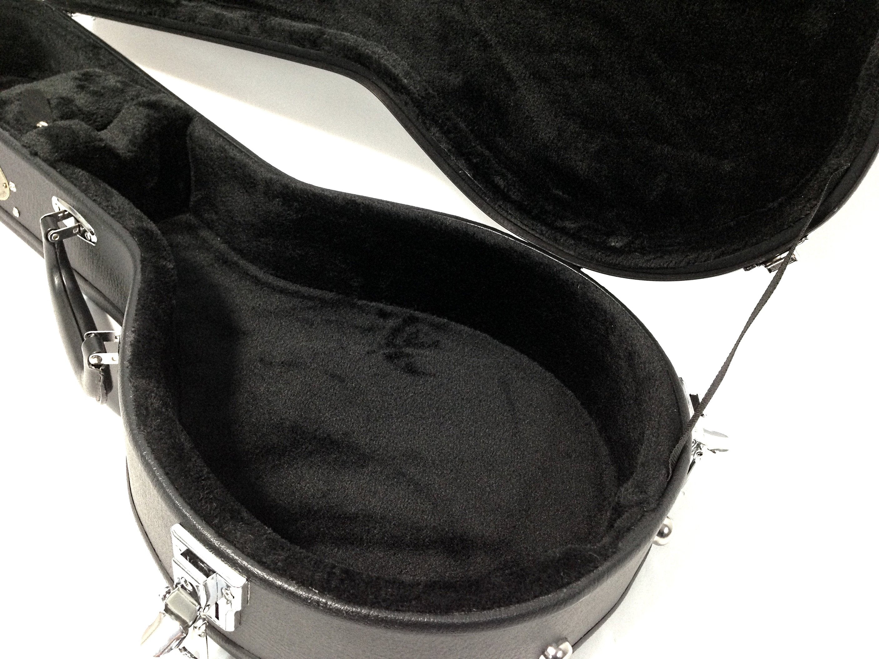 Haze HPMB19010C A-Style Mandolin Hard Case - Lockable, Black