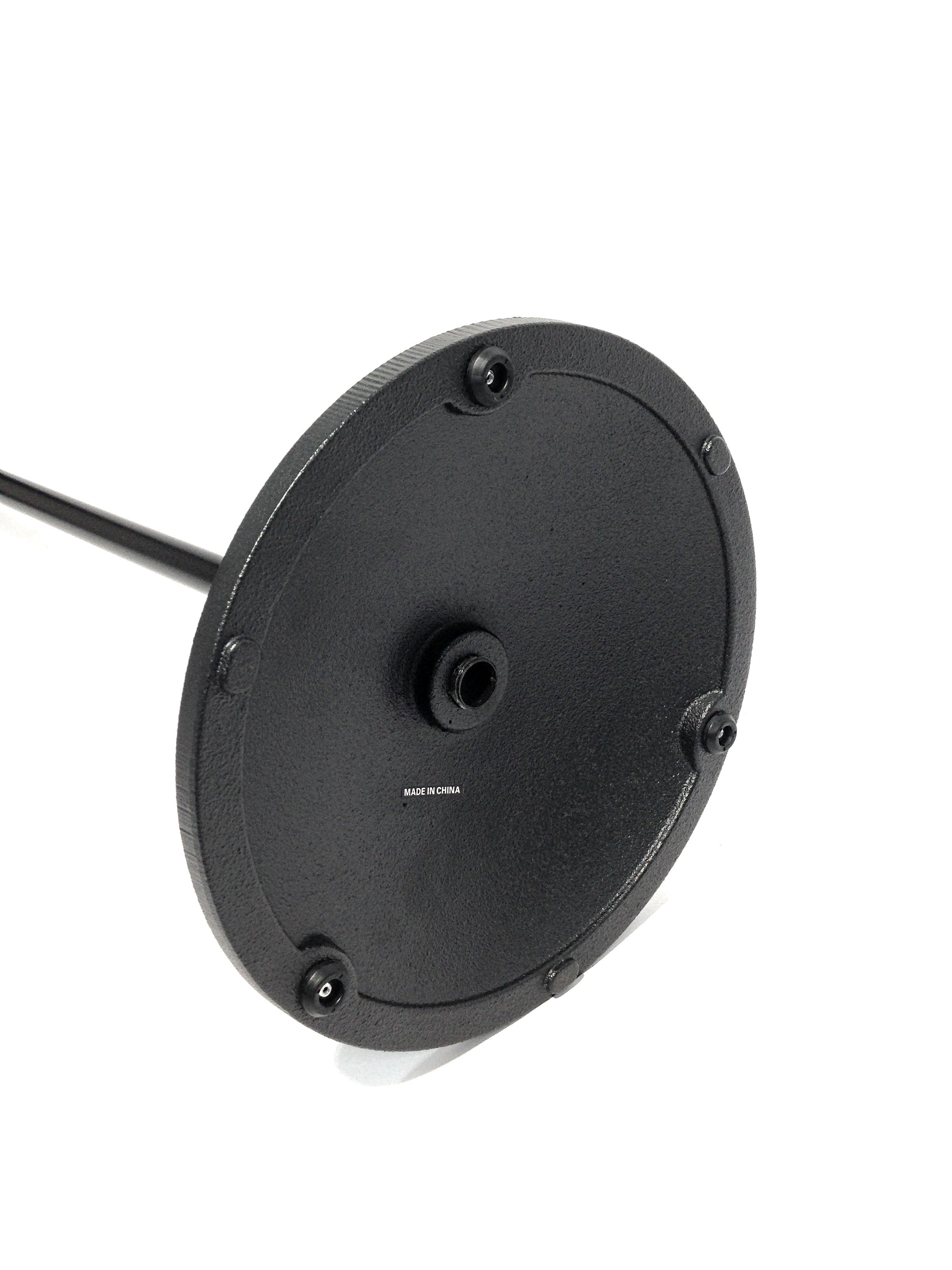 Haze MS026 Cast Iron Round Base Rod Combination Microphone Stand + Clip