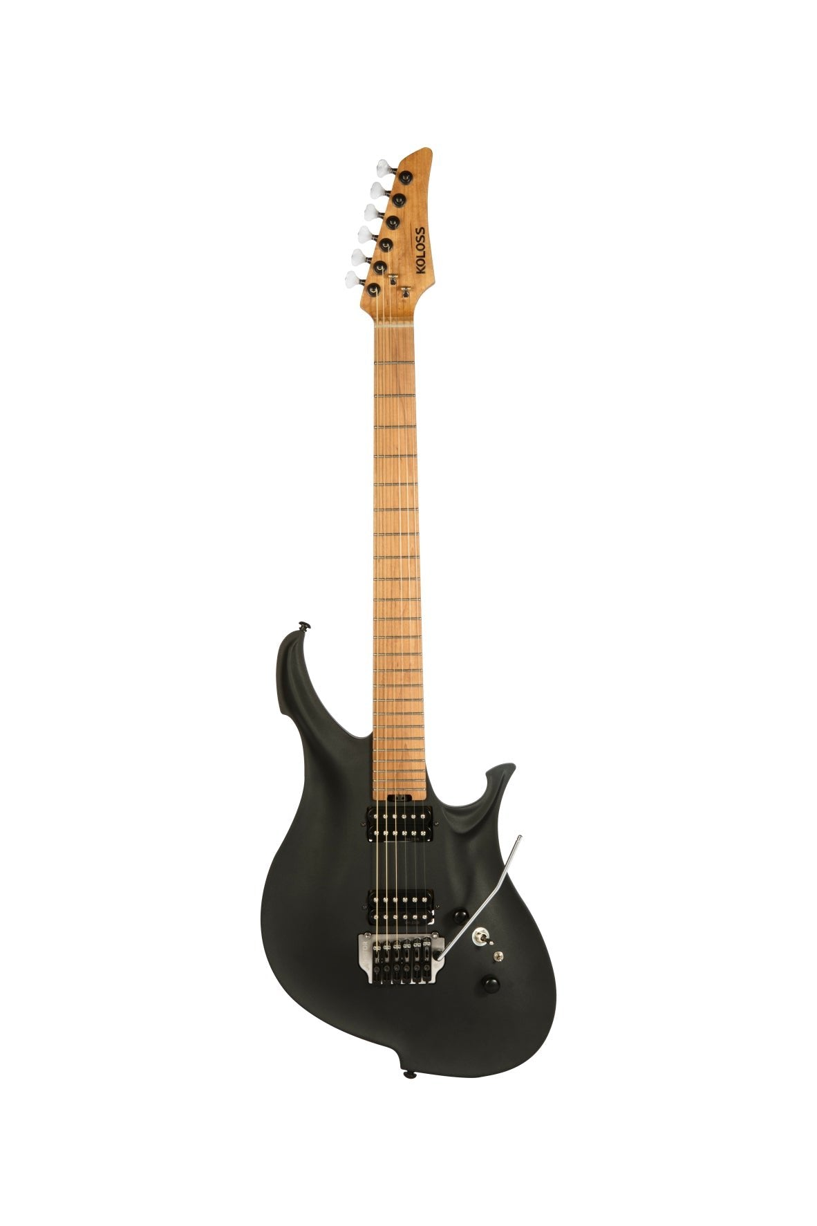 Koloss GT5 Electric Guitar with Hollow Aluminum Body - Black/White/Blue/Pink
