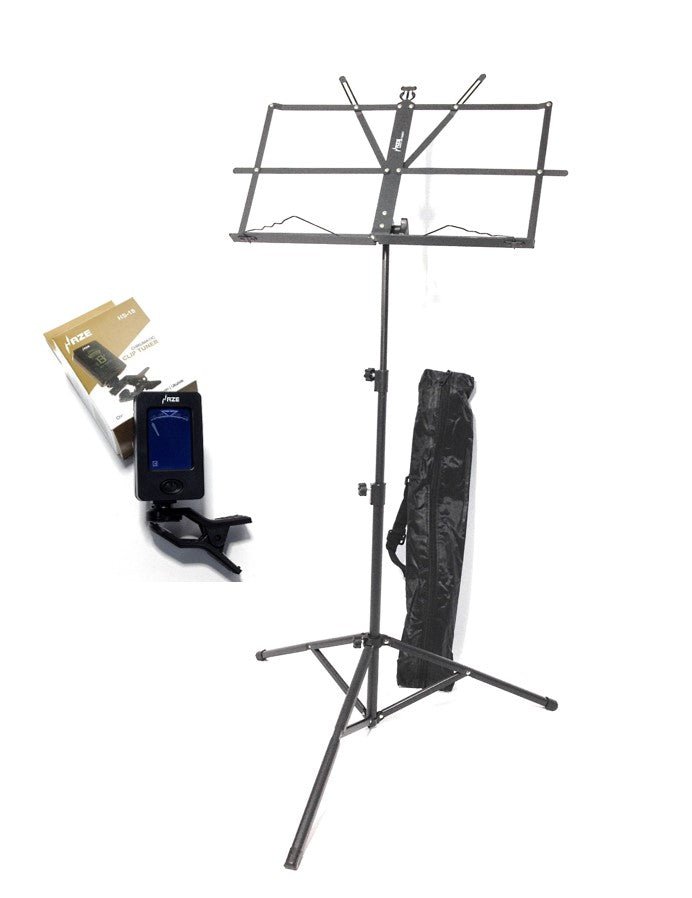 Haze GS-A1 Foldable Music Stand - Sheet Music - BLACK