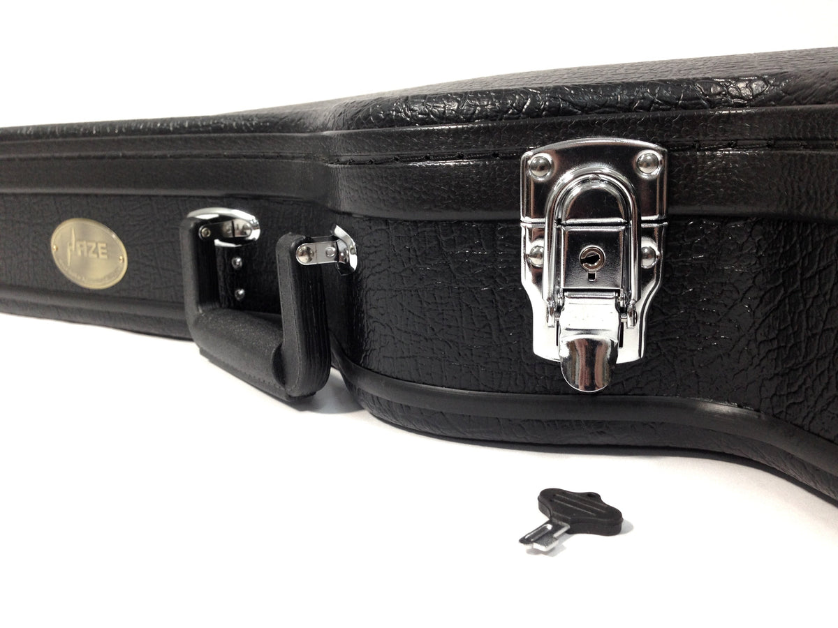 Haze HE50LP LP Electric Guitar Hard Case - Lockable, Black (Pre-Order Later Sep 2026)