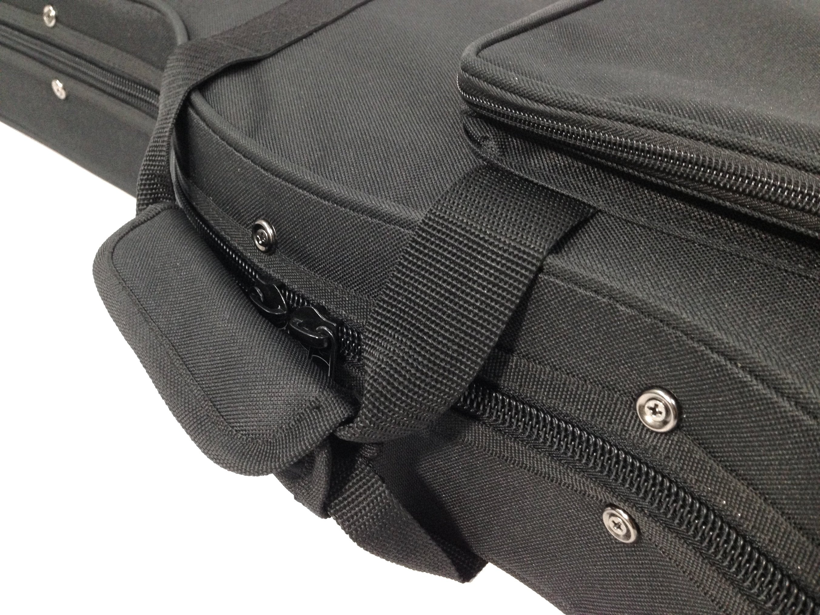 Haze E10 ST/TL Electric Guitar Ultra-Lightweight Hard Foam Case - Backpack Straps, Black