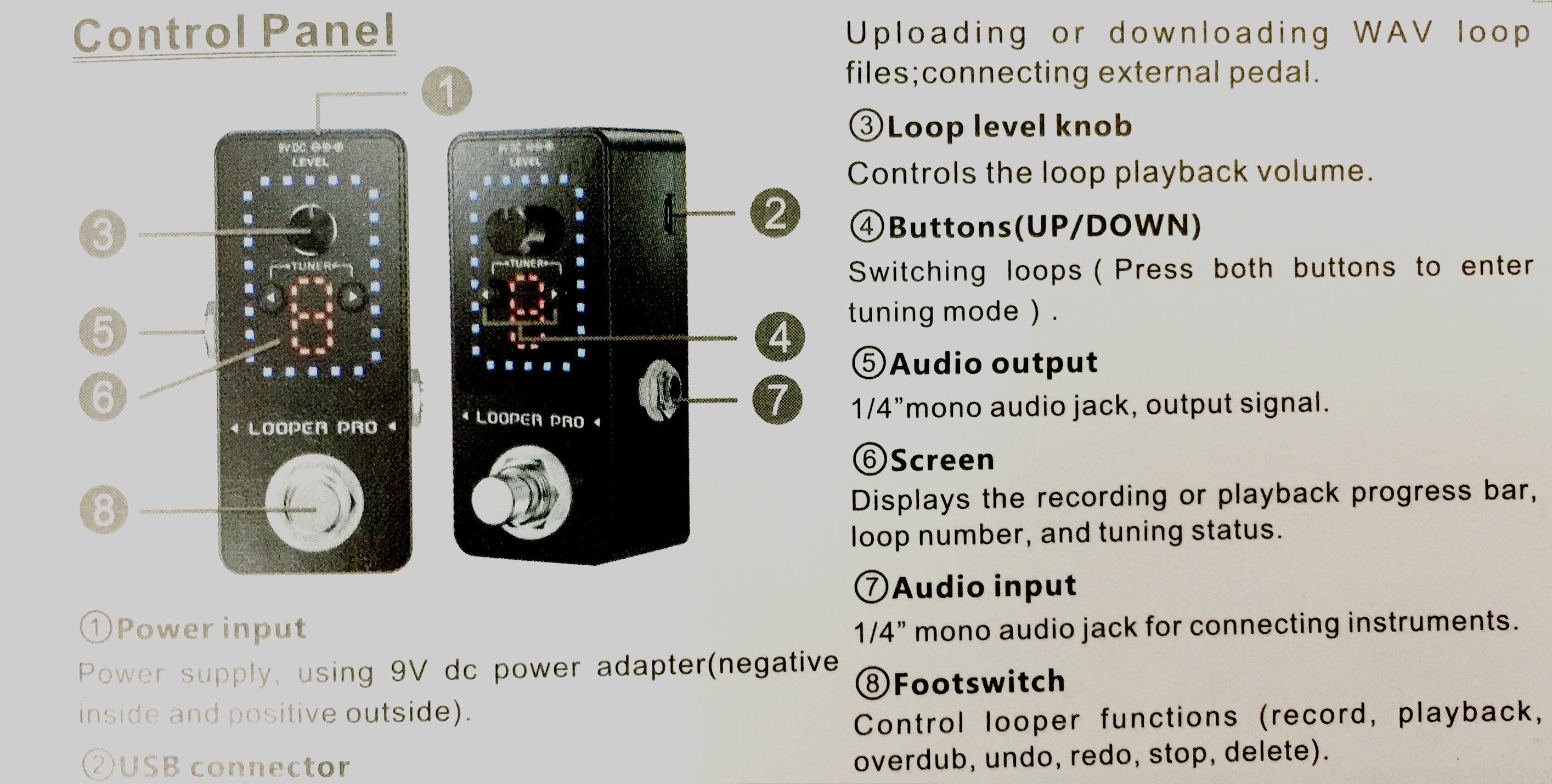 Haze  LOOPER PRO Guitar Loop Pedal